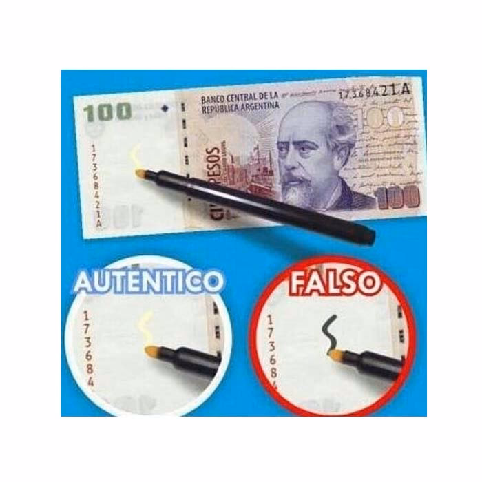 ¿Qué es el lápiz detector de billetes falsos?