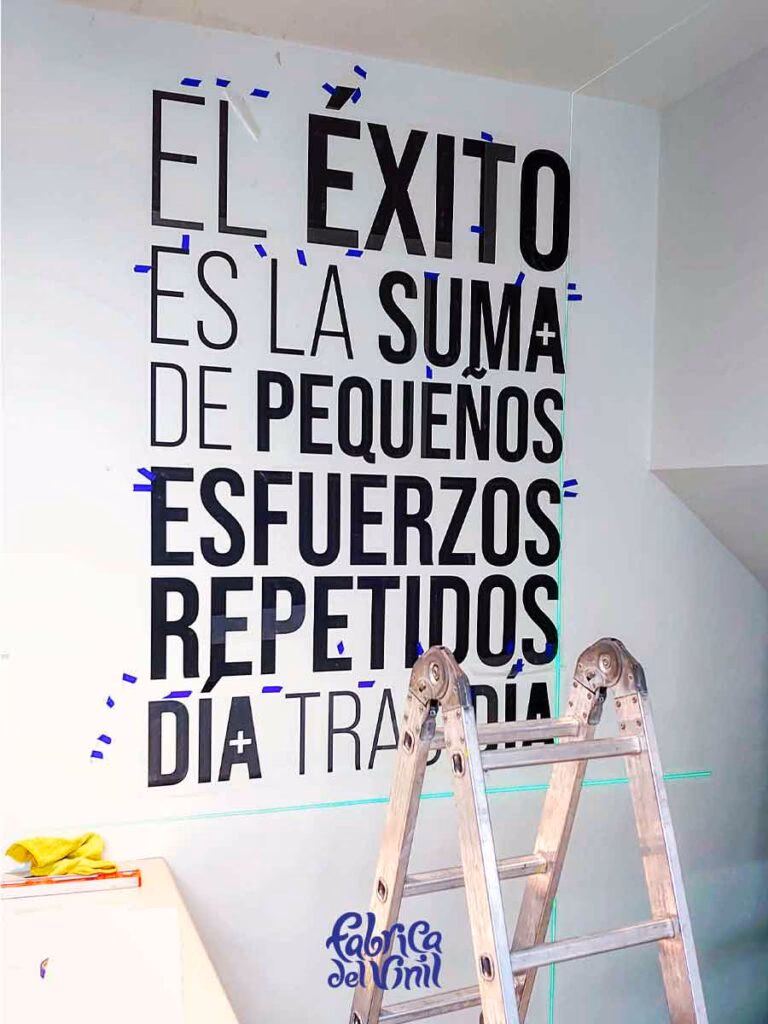 ¿Qué son las letras en vinil?