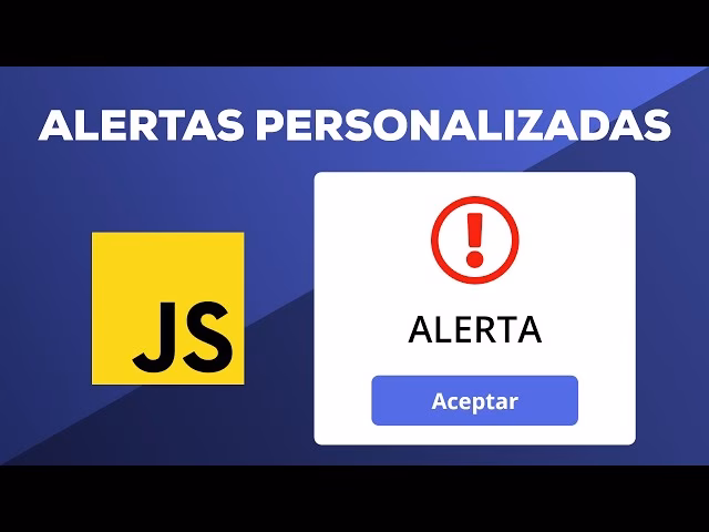 ¿Cómo poner alerta en JavaScript?