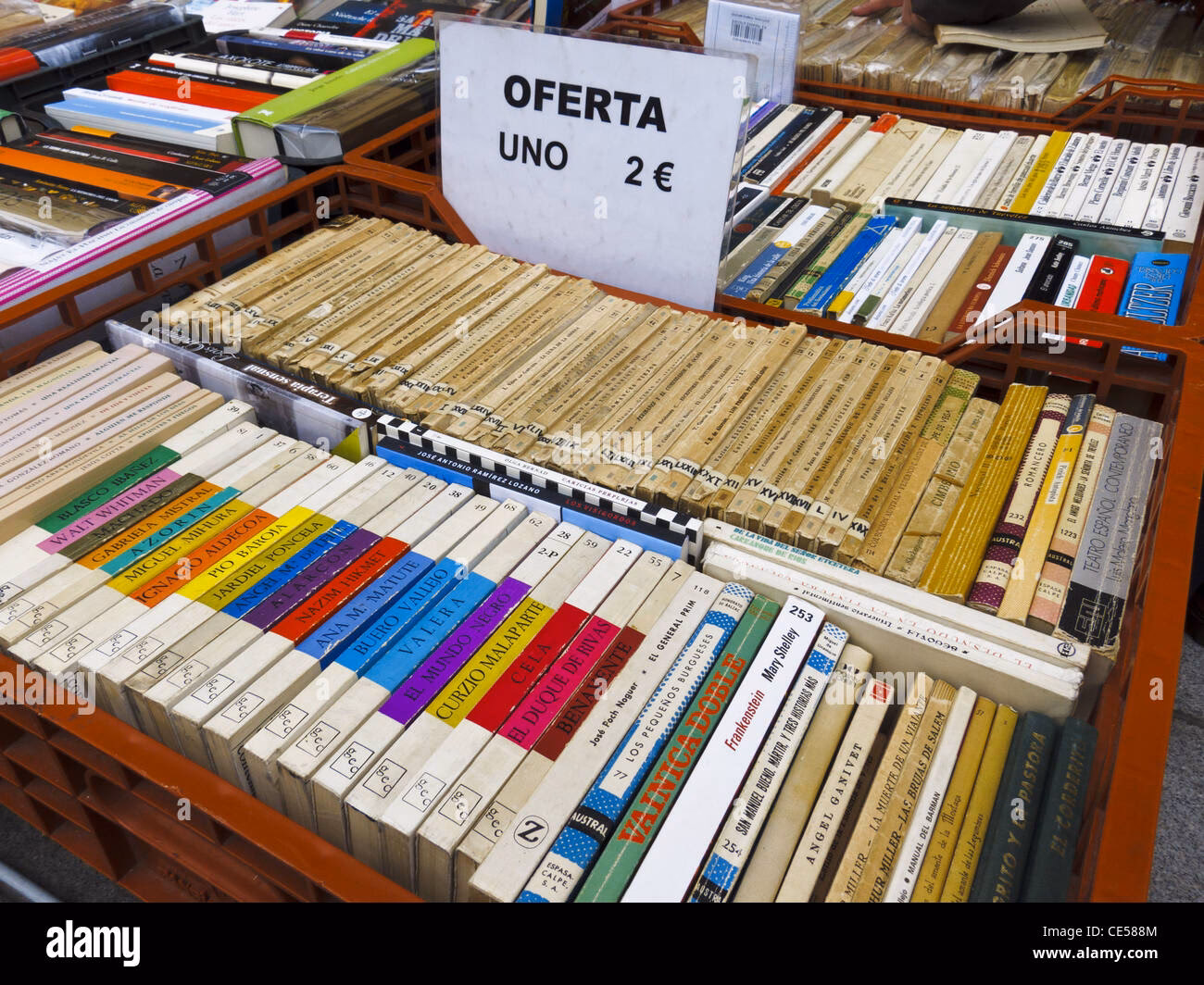 ¿Qué pasó con los libros en el rastro?