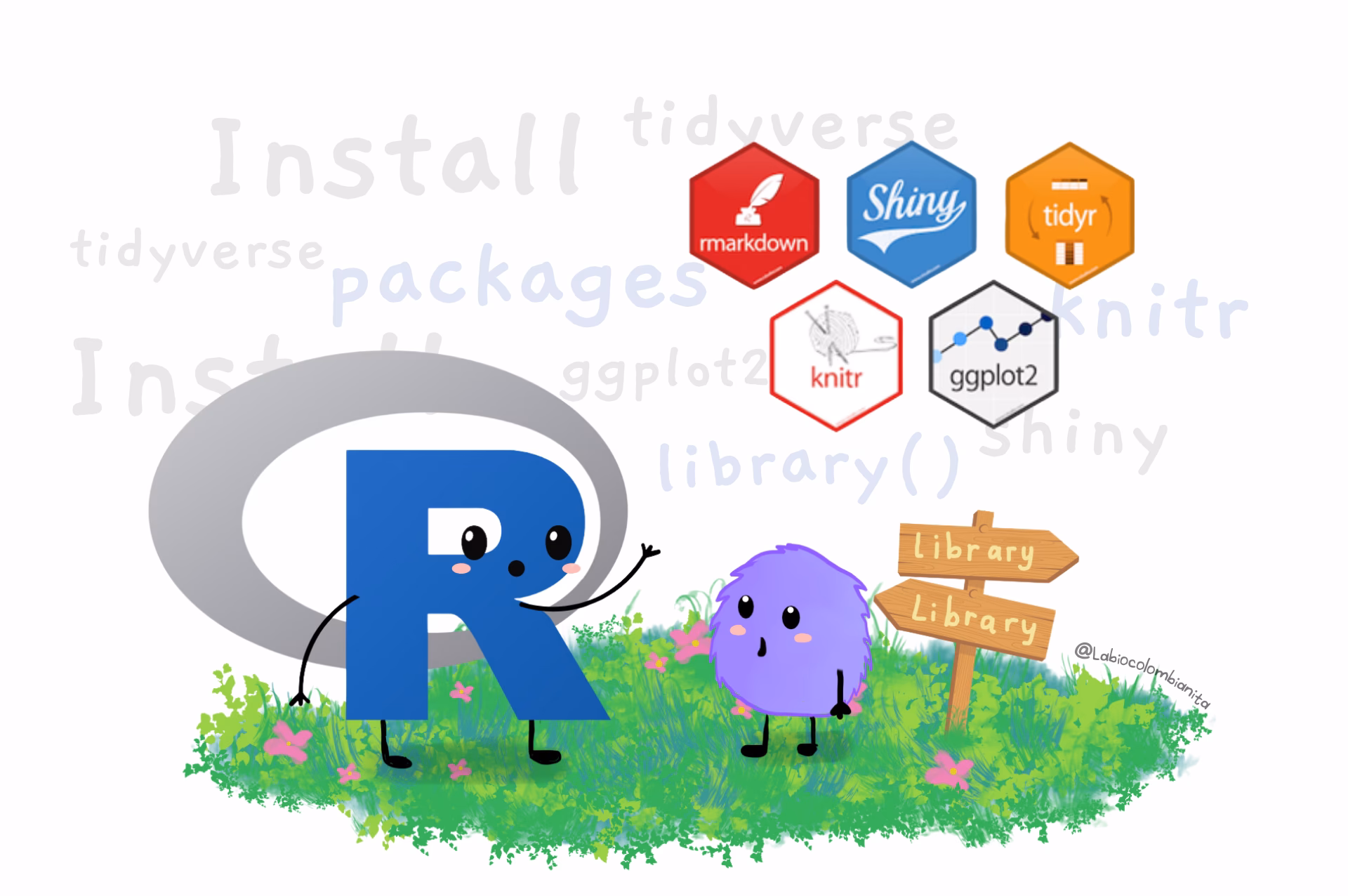 ¿Cómo cargar una librería en R?