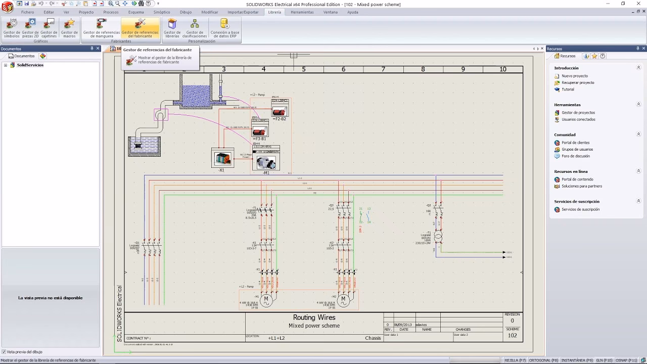¿Cómo crear librerías en SolidWorks Electrical?