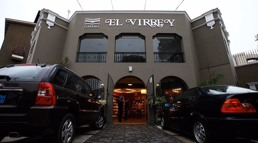 ¿Dónde se encuentra la librería el virrey de Miraflores?