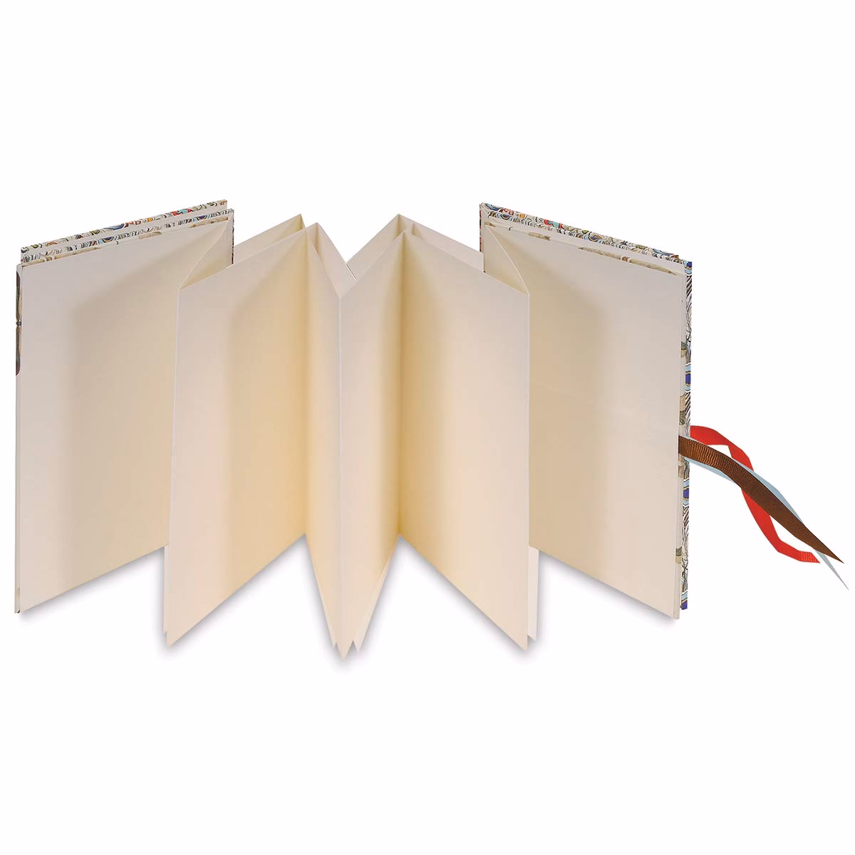 ¿Qué material se utiliza para las tapas del libro de acordeón?