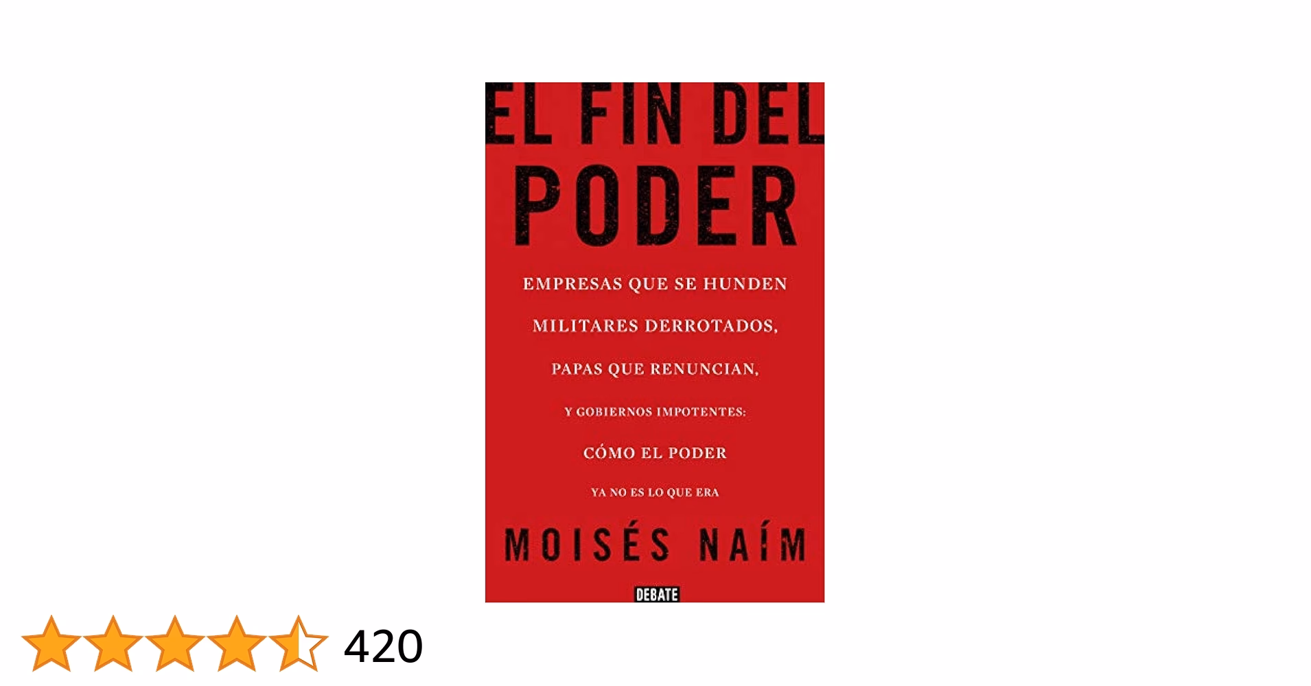¿Cuál es el fin de la novela El poder?