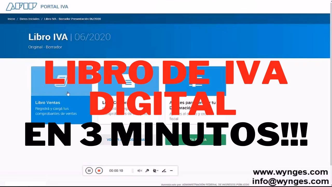 ¿Cómo presentar el libro de IVA digital ante AFIP?