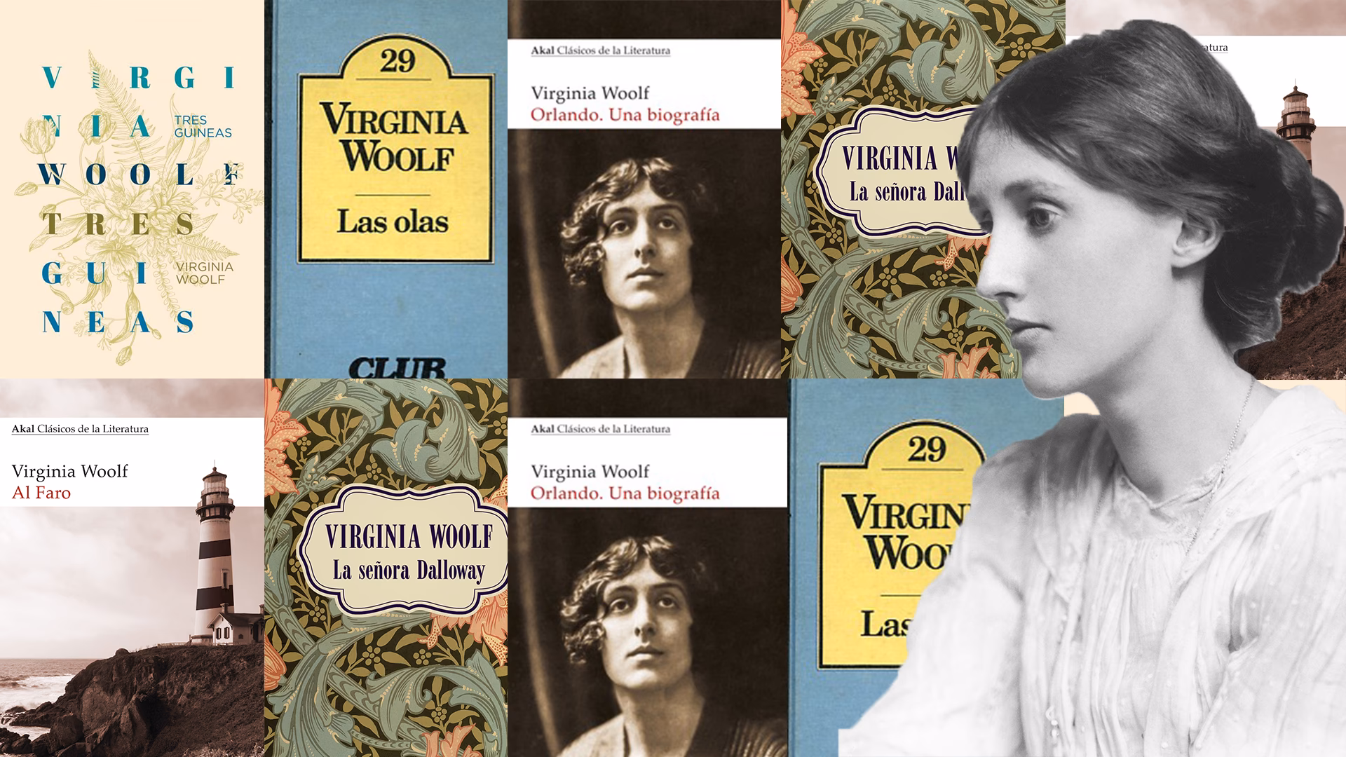 ¿Cuáles son los libros de Virginia Woolf?