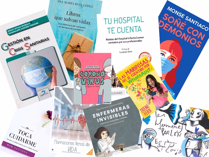 ¿Qué cubre la selección de libros de enfermería?