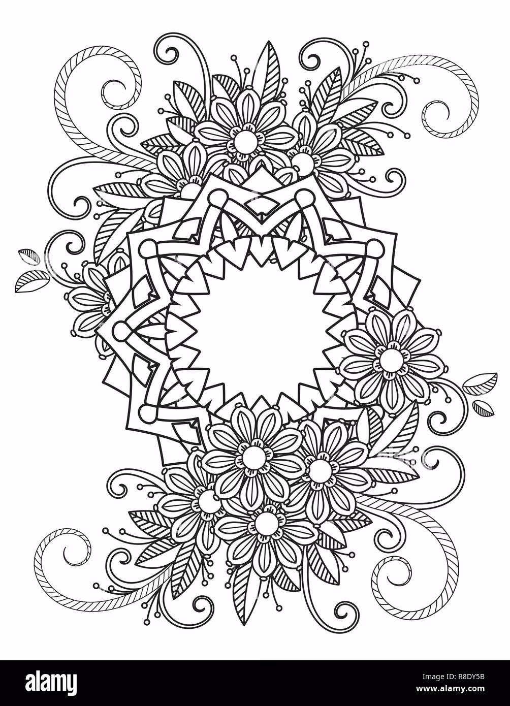 ¿Qué son los dibujos con mandalas en flores?