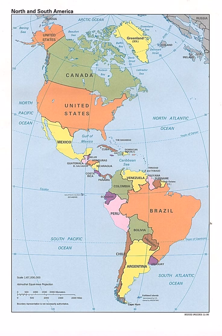 ¿Dónde se encuentra el continente americano?