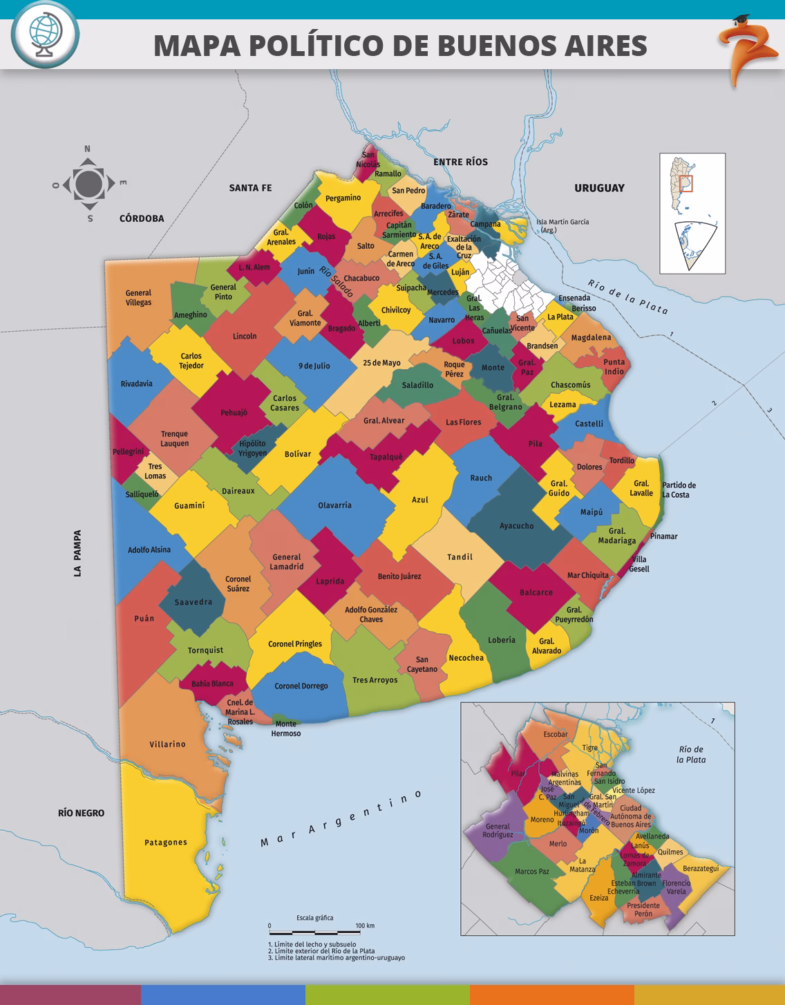 ¿Cuáles son las áreas de la provincia de Buenos Aires?