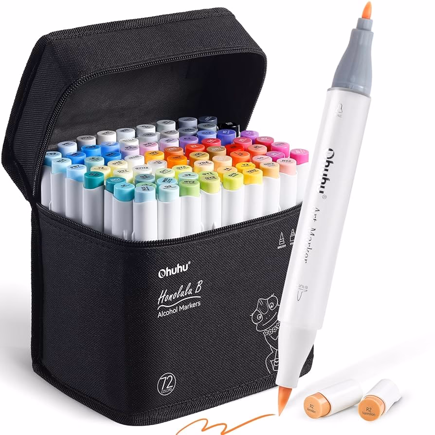 ¿Qué tipo de tinta utilizan los marcadores para rotafolios?