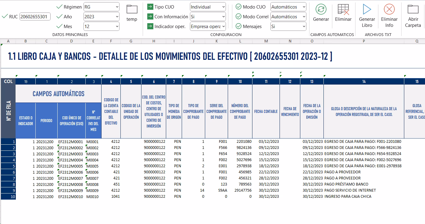 ¿Cómo imprimir el libro Banco?