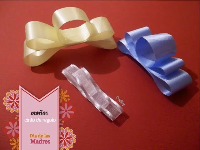 ¿Cómo hacer un moño con cintas de raso?