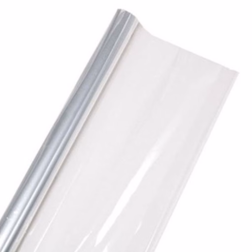 ¿Cuáles son las medidas del óvalo en papel celofán?