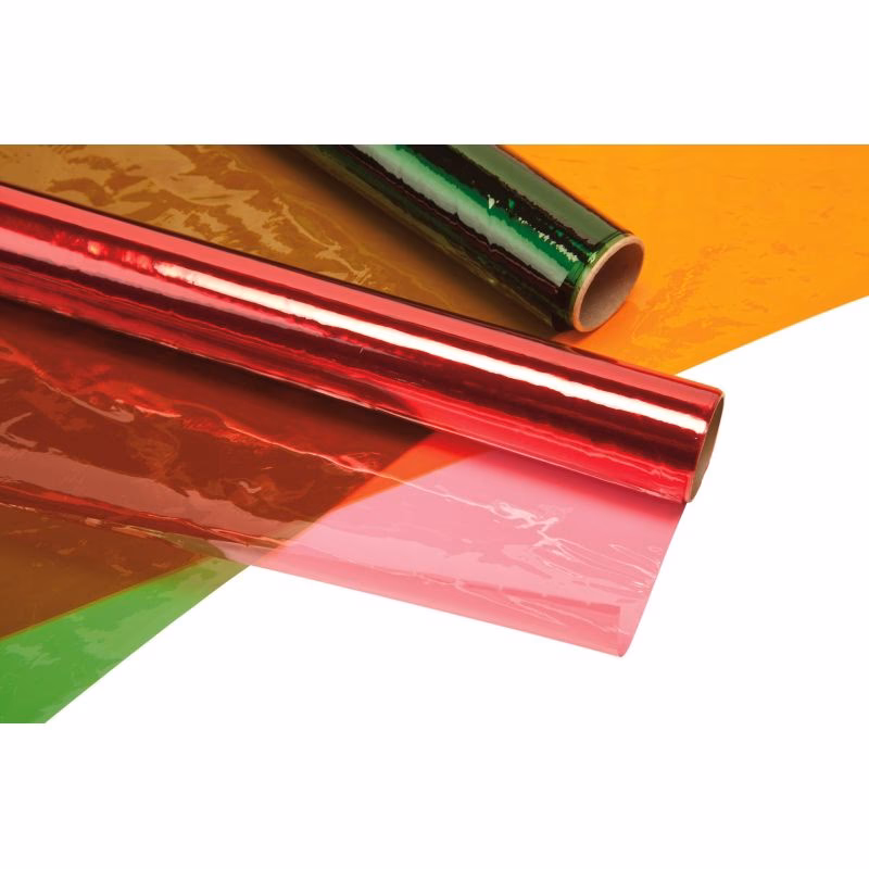 ¿Cuántas unidades tiene el papel celofán cristal?