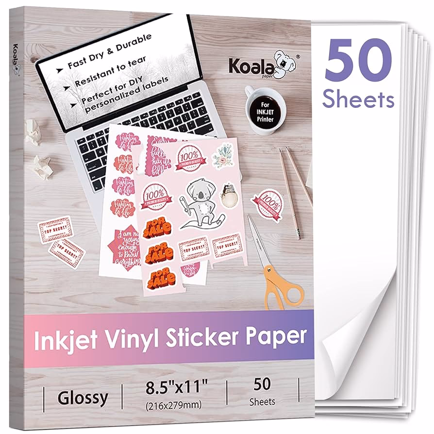 ¿Qué tipo de papel necesito para imprimir stickers?