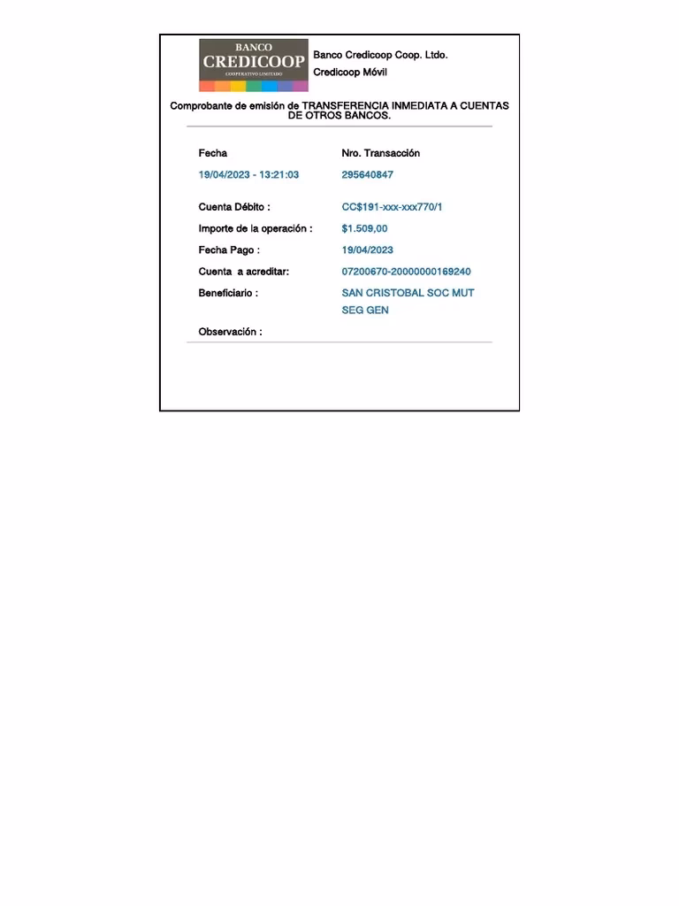 ¿Qué ofrece el Banco Credicoop?