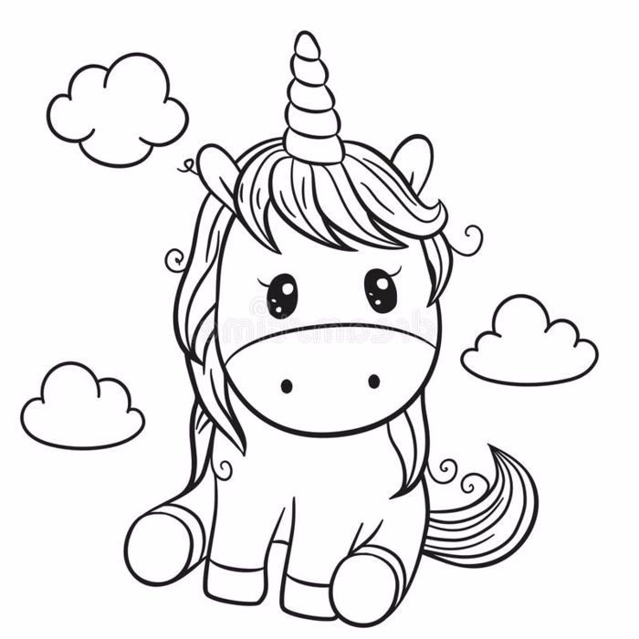 ¿Cómo dibujar un unicornio de estilo chibi?