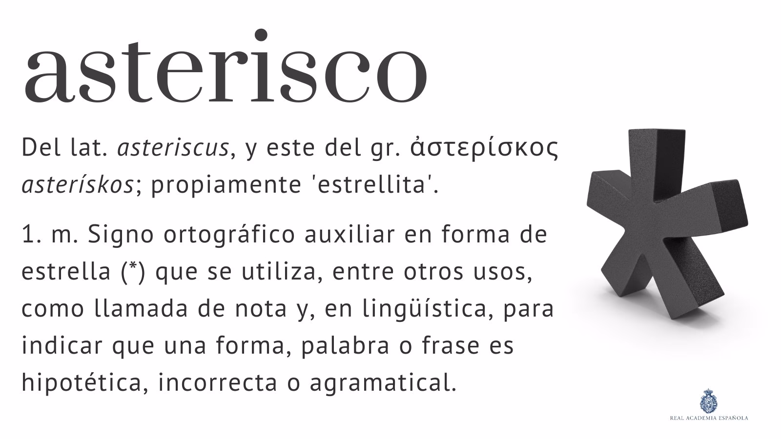 ¿Cuáles son los usos del asterisco?