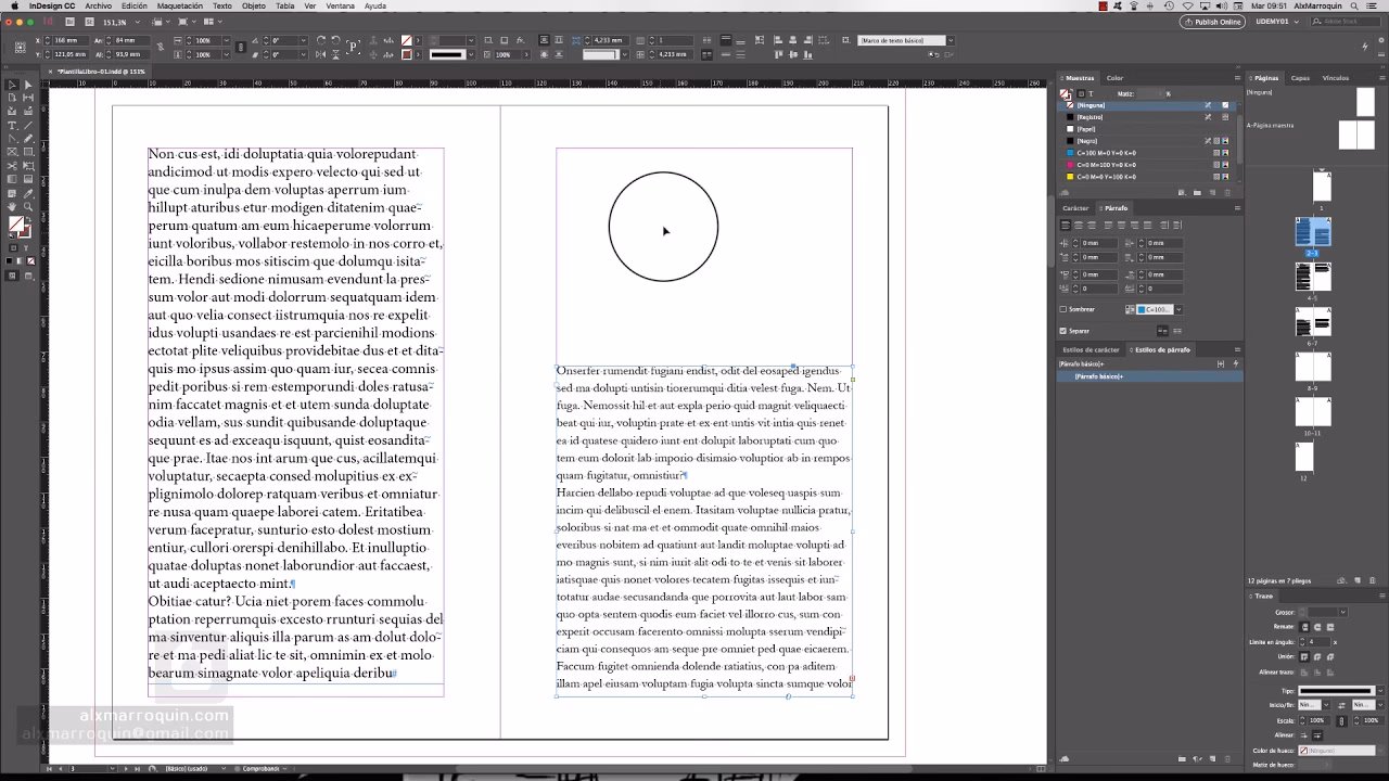 ¿Cómo crear una plantilla de libros en InDesign?