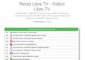 Pelota Libre TV: Tu Destino para el Deporte en Vivo | Librería la Tijera