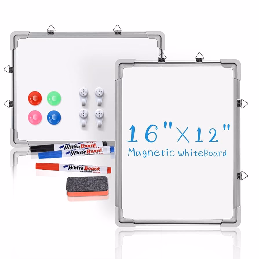 ¿Cuánto mide una pizarra blanca?