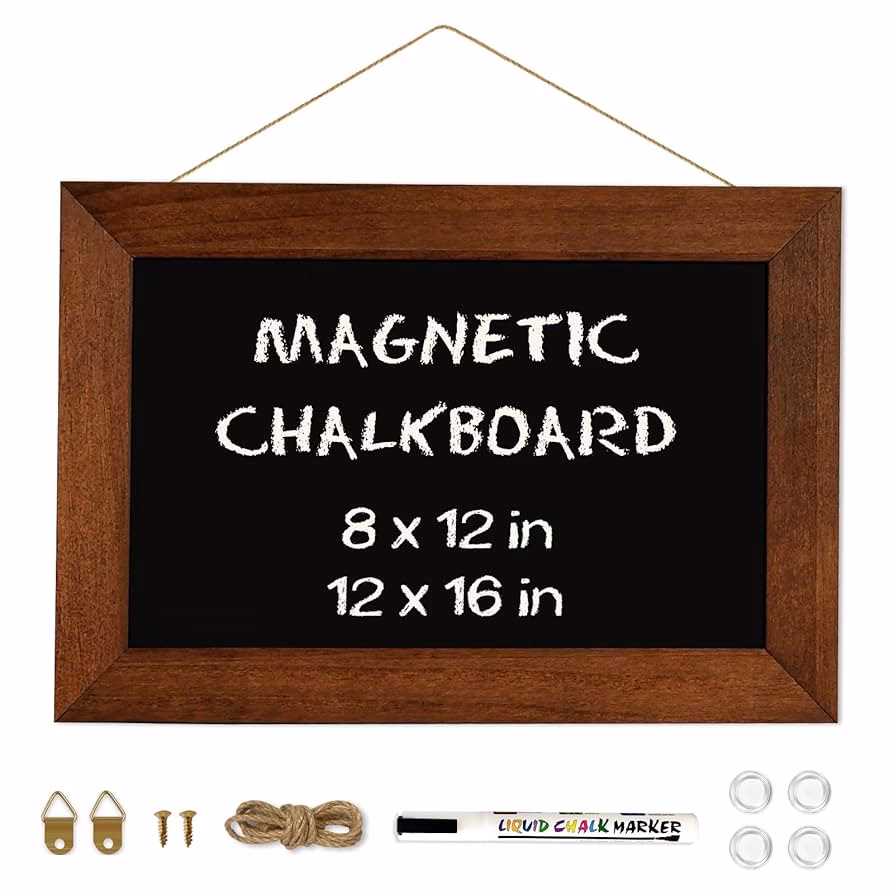 ¿Cuál es la medida de una pizarra negra?