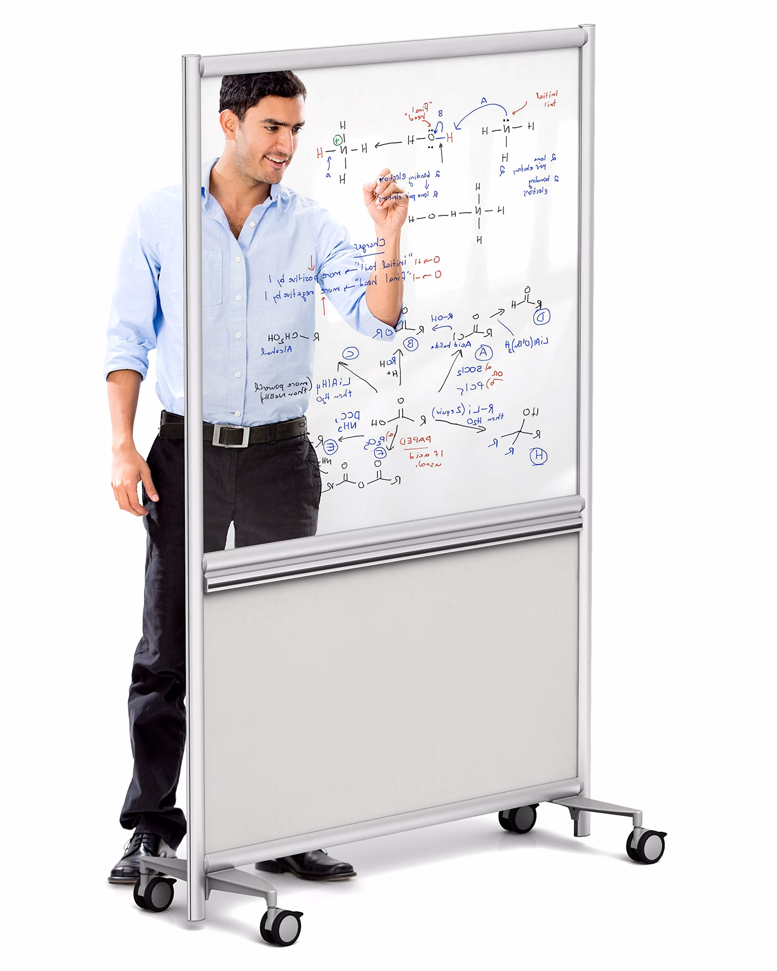 ¿Cómo hacer una pizarra transparente?