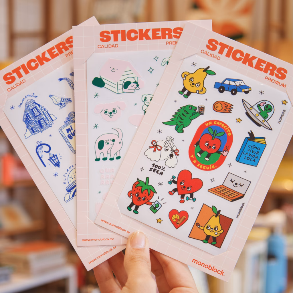 ¿Cuánto cuesta una plancha de stickers?