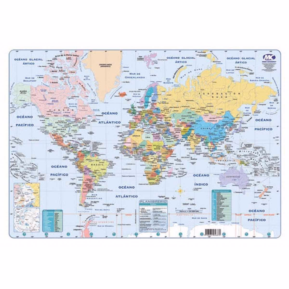 ¿Quién creó el planisferio con división política?