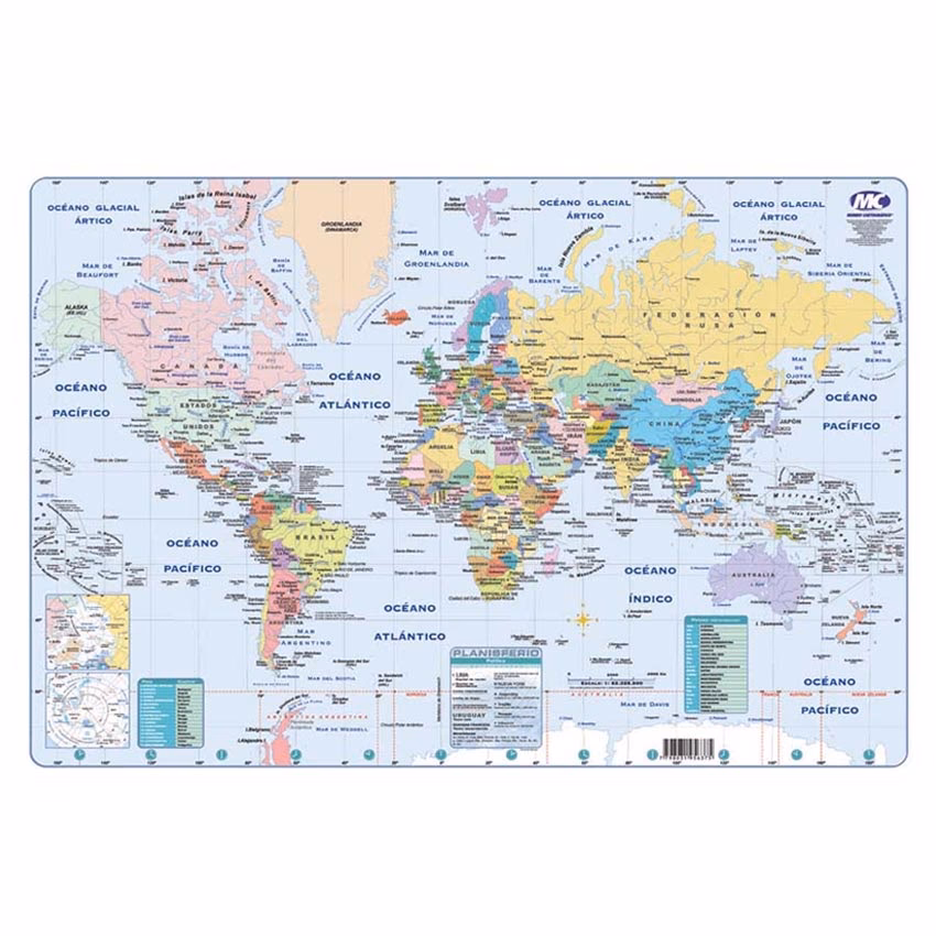 ¿Qué ofrece el mapa cromo planisferio?