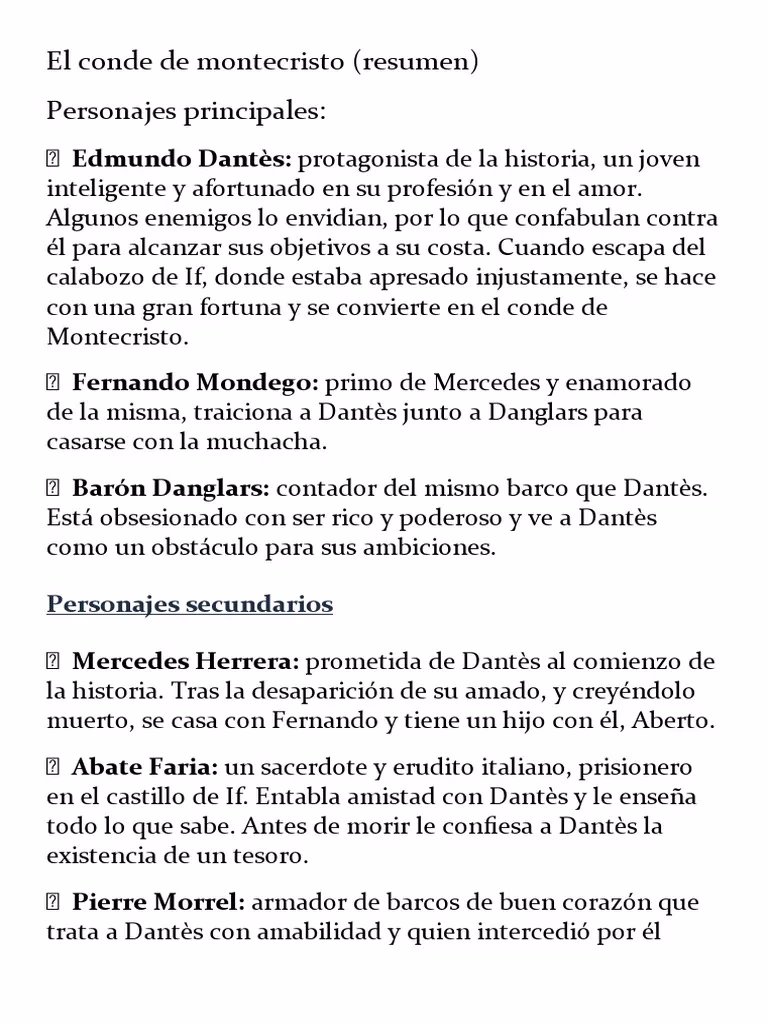 ¿Quién es el enemigo de Edmundo Dantès?
