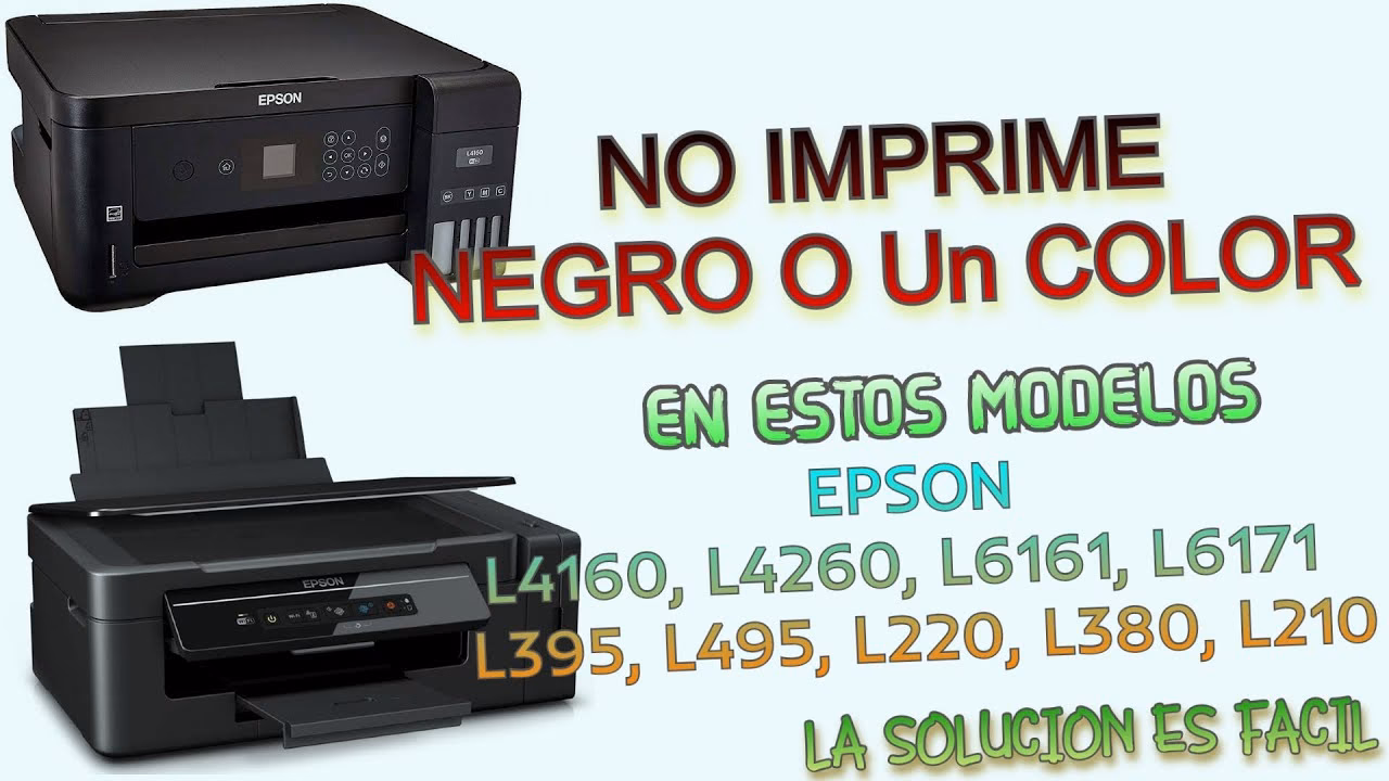 ¿Cómo solucionar problemas de impresión en negro?