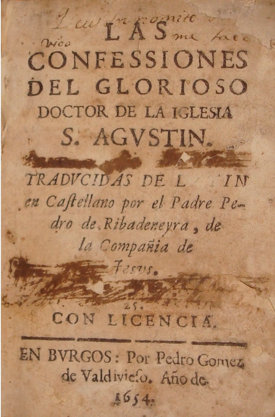 ¿Quién escribió el libro de la confesión?