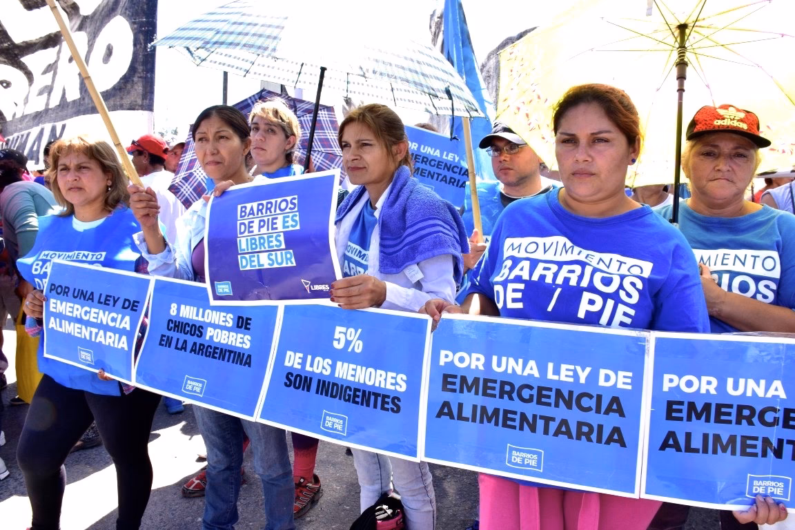 ¿Cómo será la primera movilización de Barrios de pie y libres del Sur?