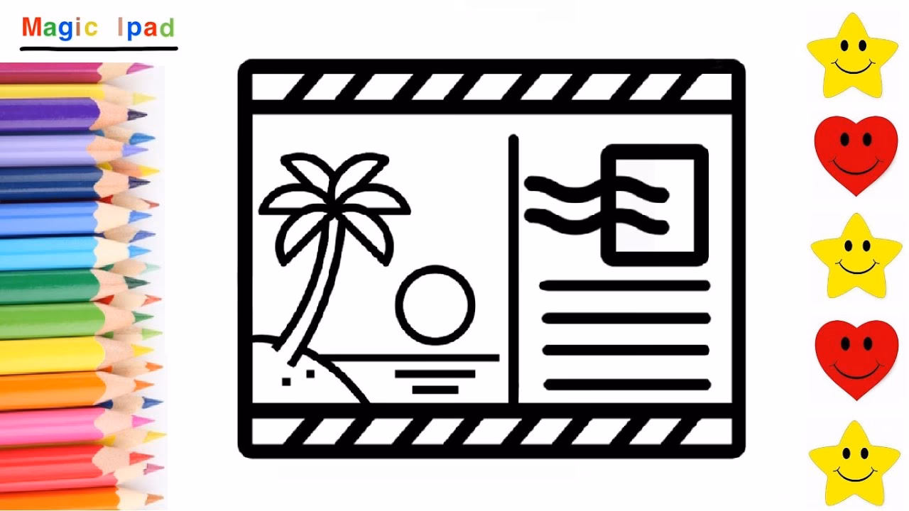 ¿Cómo se pueden crear postales con dibujos?