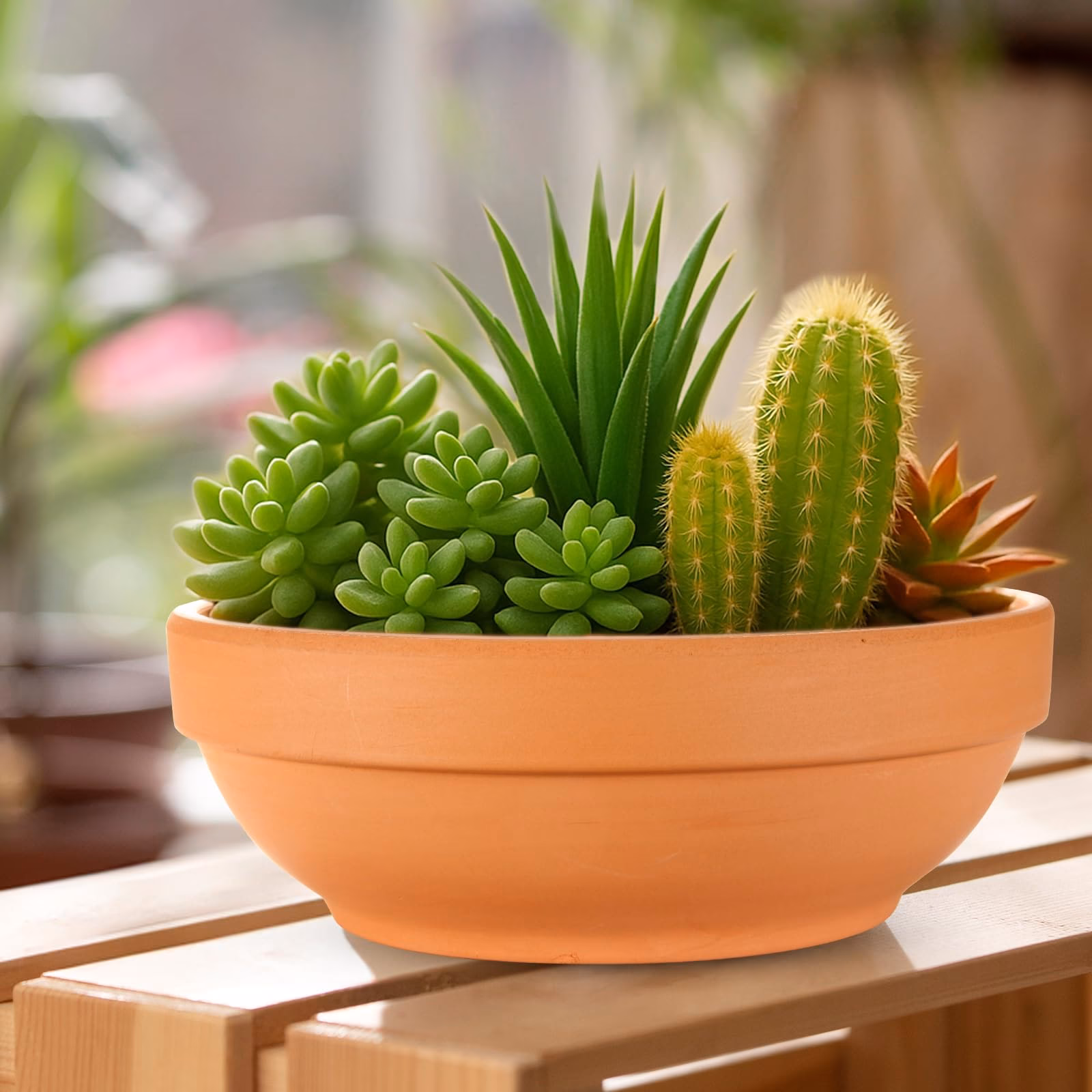 ¿Cuántas unidades tiene una maceta de barro?