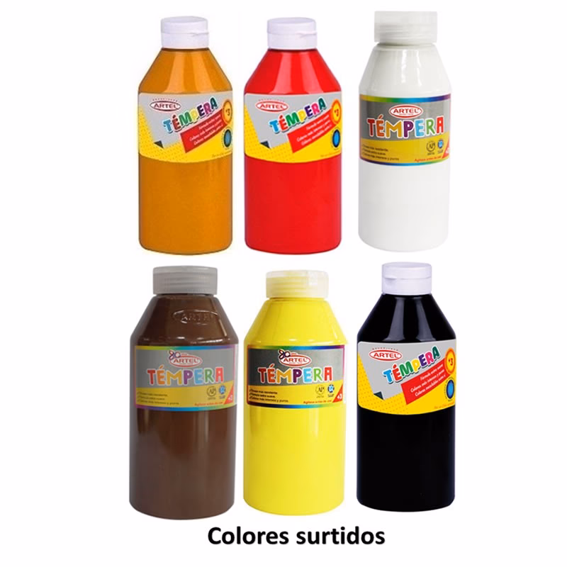 ¿Cuántos colores tienen las Temperas Alba Magic?