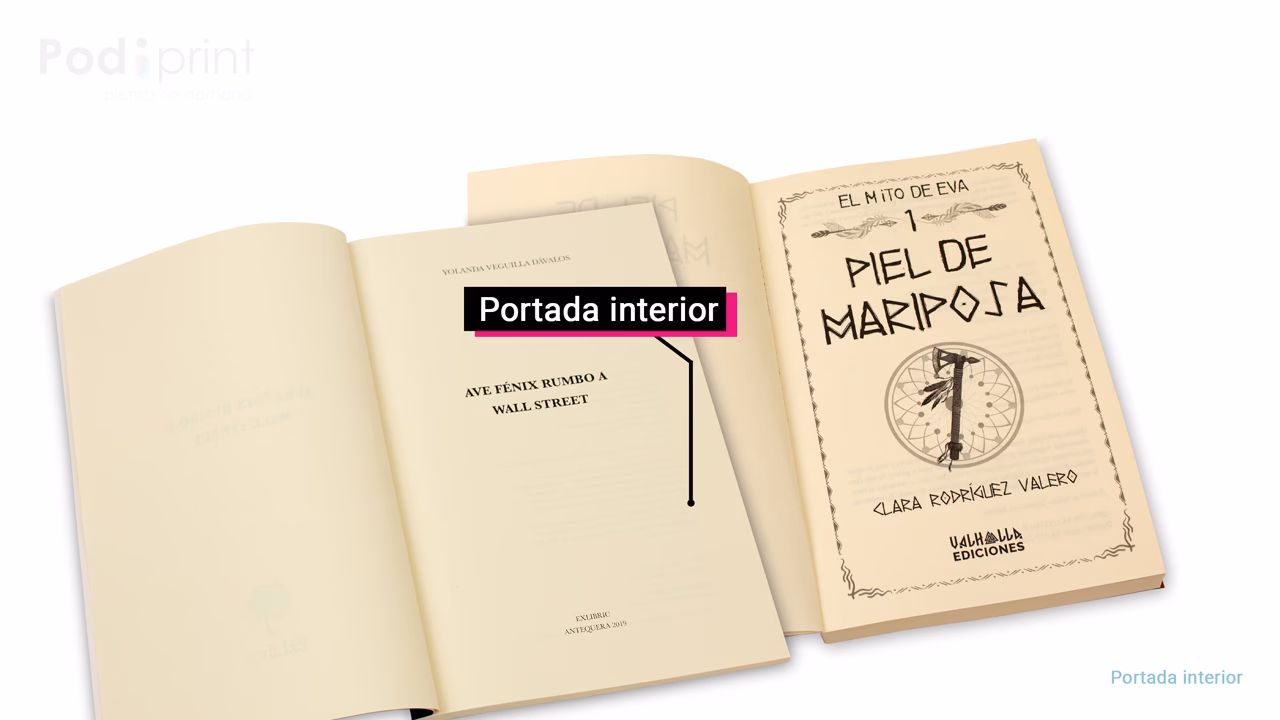 ¿Cuál es la estructura interna de un libro?