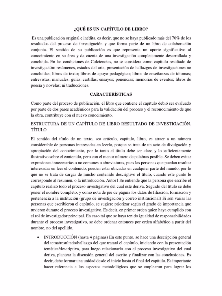 ¿Cómo se debe comenzar un capítulo de un libro?