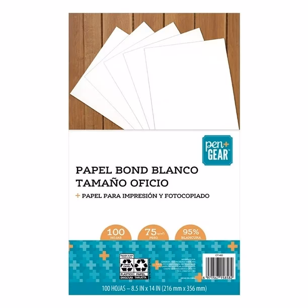 ¿Cómo reemplazar la hoja blanca de fino grosor por hojas impresas?