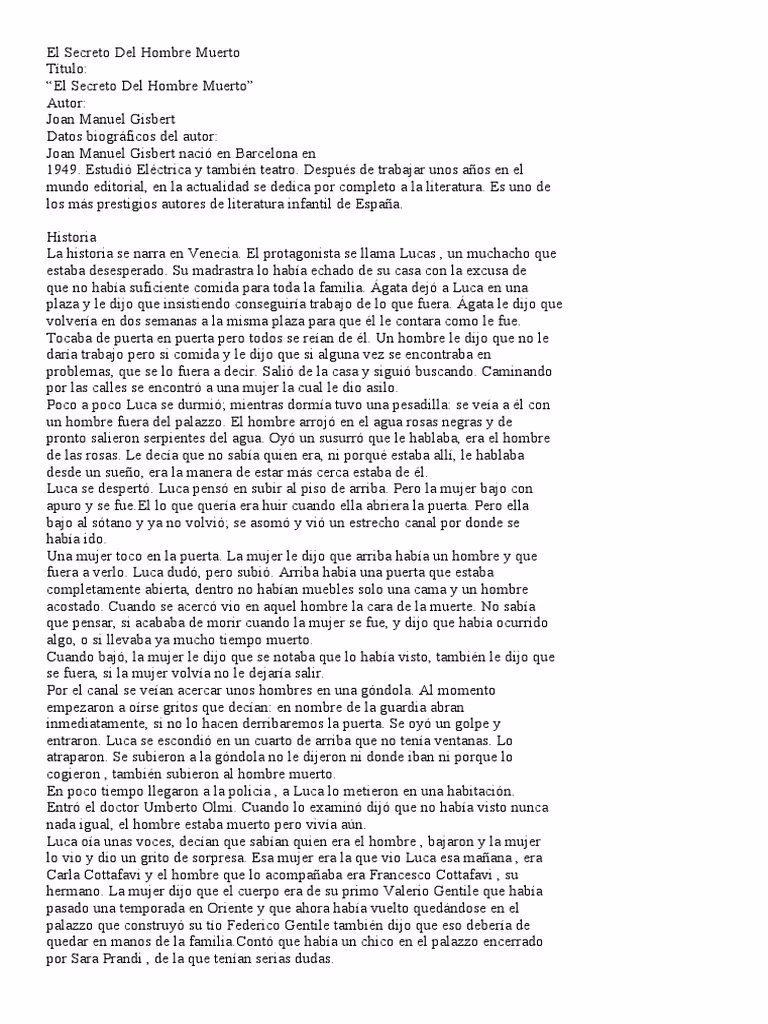 ¿Quién descubrió el hombre muerto y atrapan a Luca?