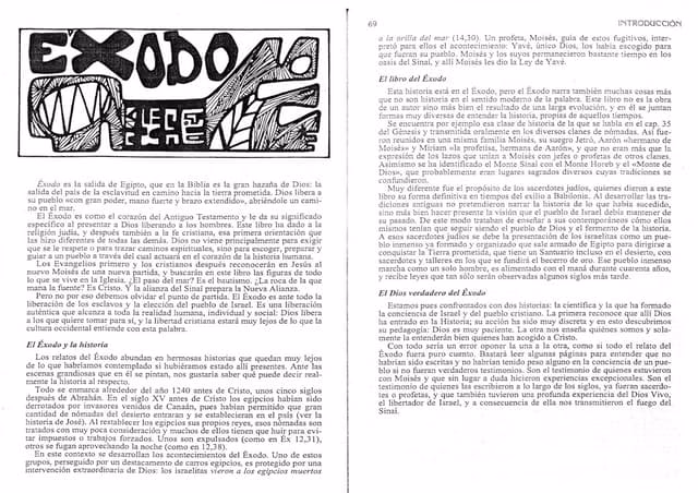 ¿Cuál es el mensaje principal del libro del éxodo?