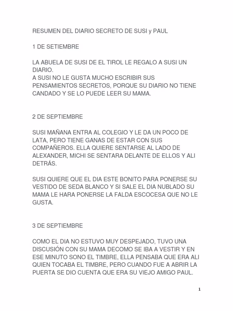 ¿Qué es el diario secreto?