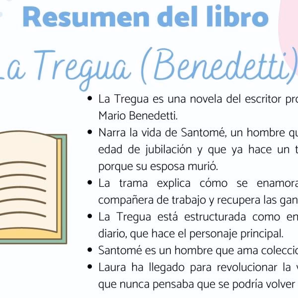 ¿Cuál es la estructura de la novela La tregua?