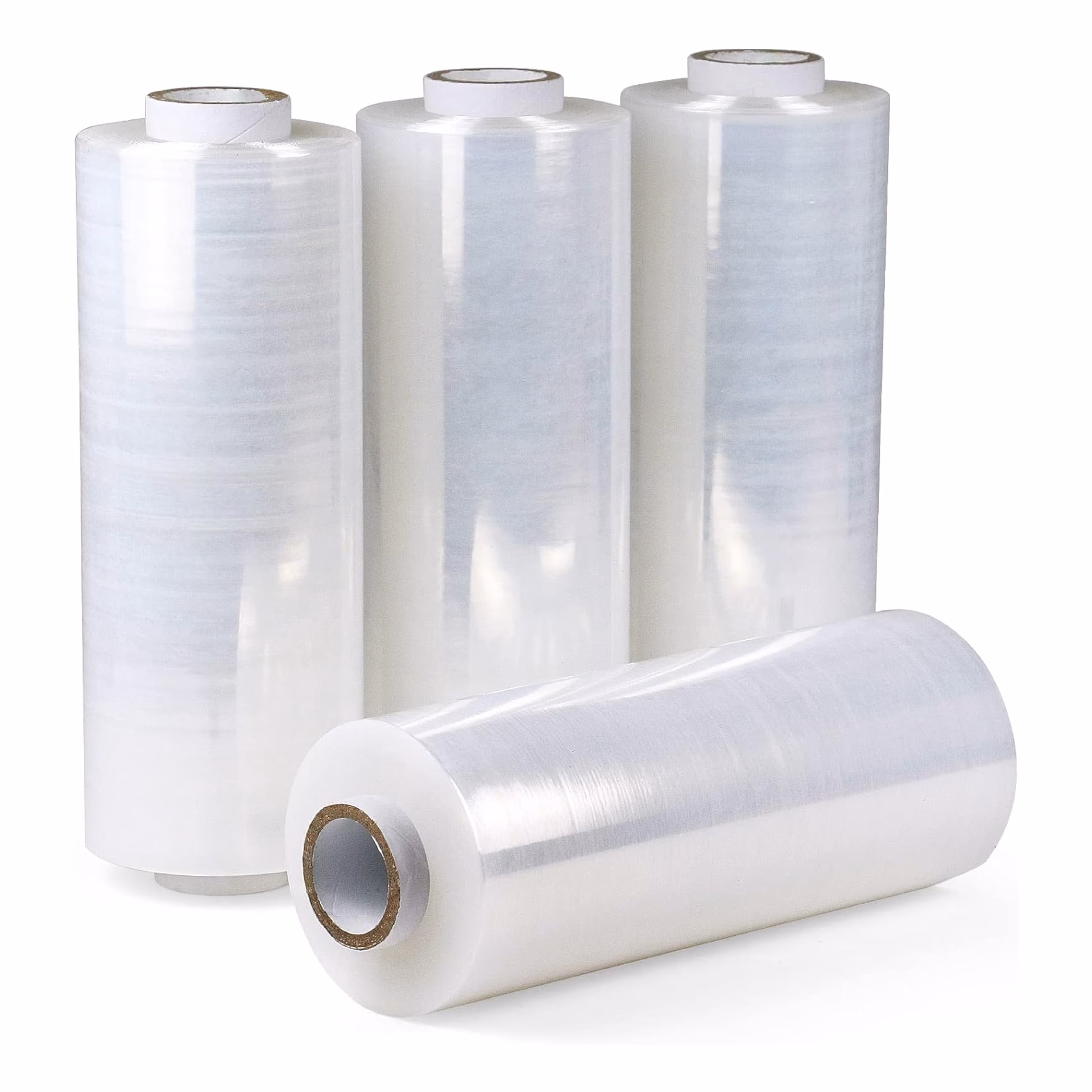 ¿Cómo se protege el rollo de plástico después de cortarlo?