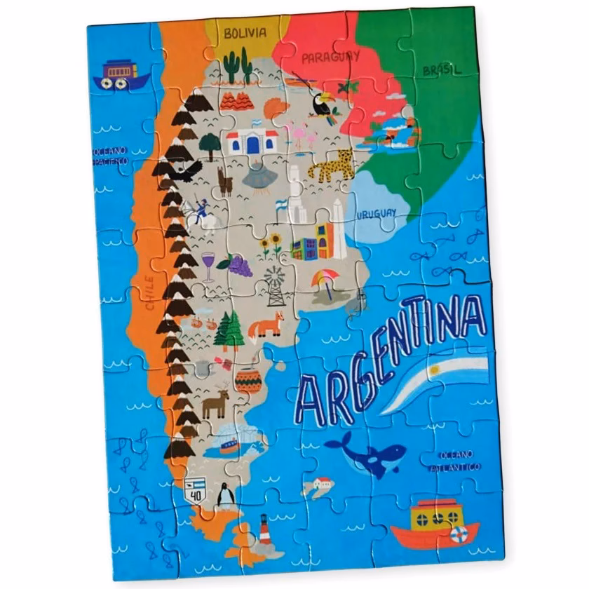 ¿Qué es el rompecabezas del mapa?