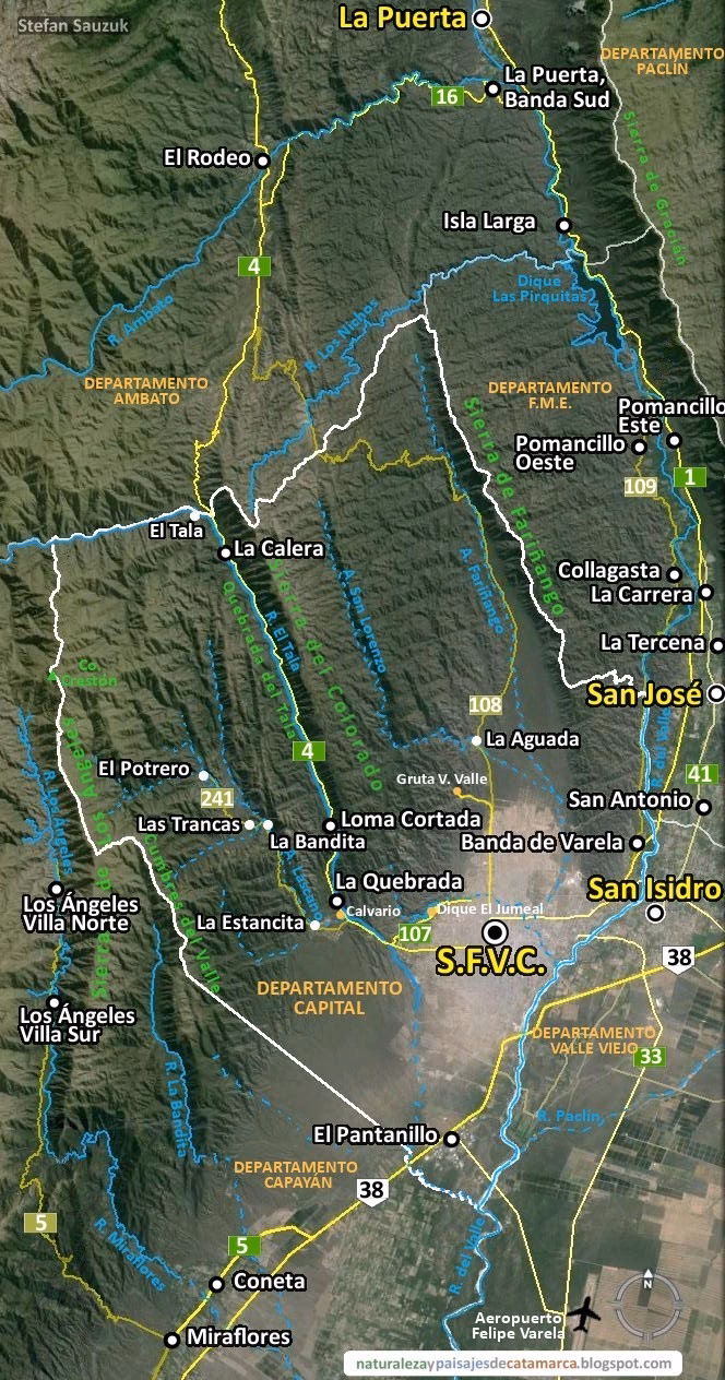 ¿Dónde se encuentra el estadio de Fútbol Ciudad de Catamarca?