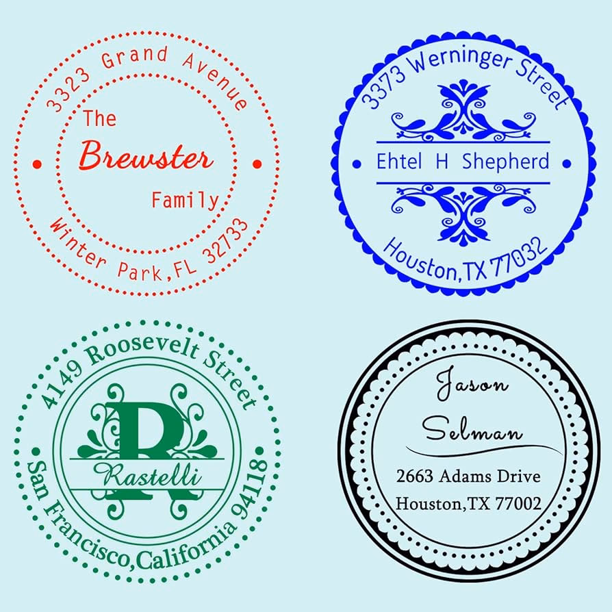 ¿Qué posibilidades ofrece personalizar los sellos redondos?